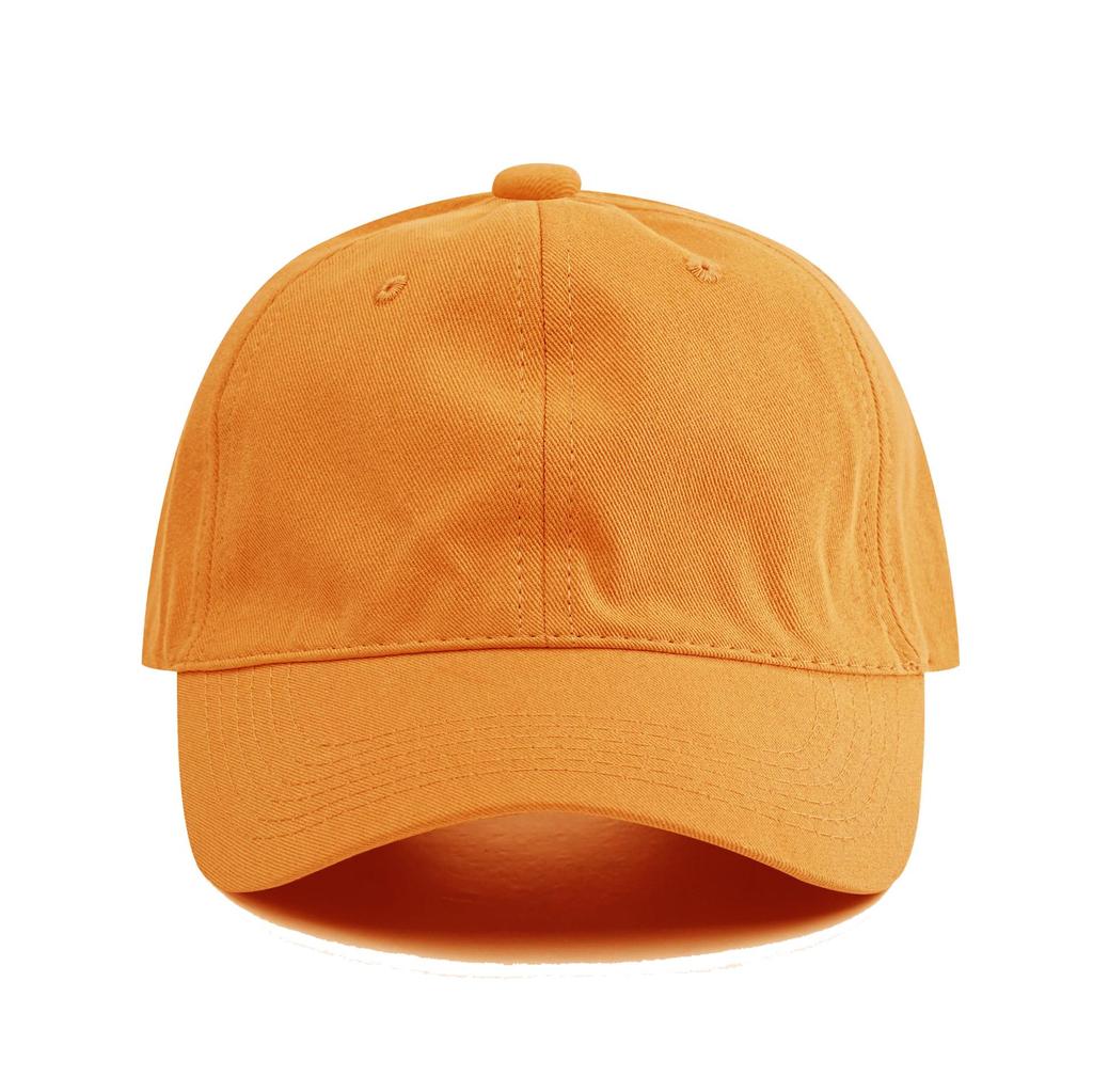 Korean & Japanese Style Soft Cotton Baseball Cap - Custom Logo Option