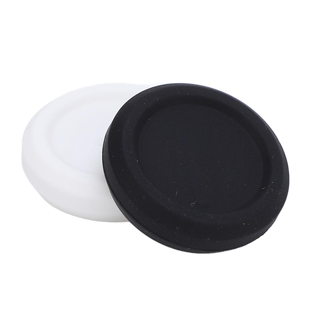 2Pcs Silicone Lens Hat Anti Scratch Oil Sprayed Finish Lens Protective Cover Guard for GO 3S Black and White