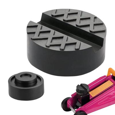 Jack Pad - Rubber Floor Jack Extension Pad, Stabilizer Block Vehicle Leveling Marine Emergency Tire Change Garage Parking RV Installation