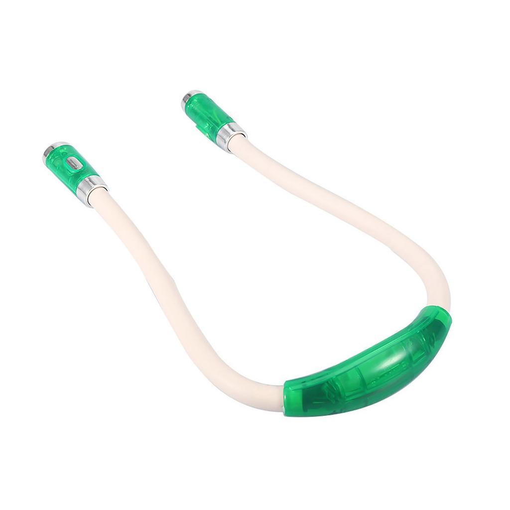 Flexible Neck Hanging Hug LED Light Hands Bendable Lamp Night Reading (Red)