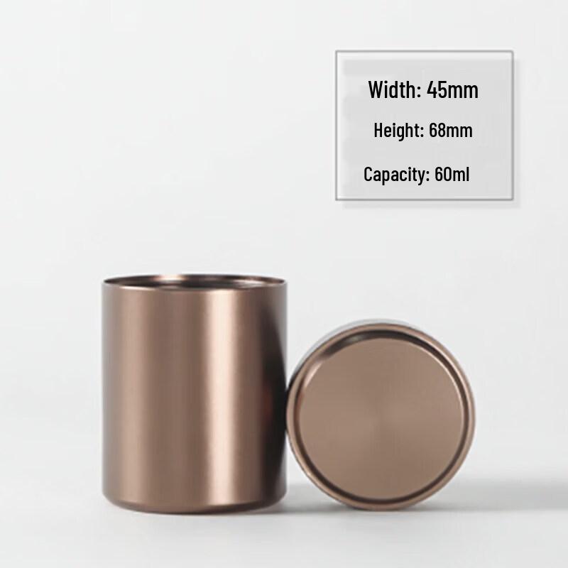 Mini Portable Aluminum Alloy Tea Caddy