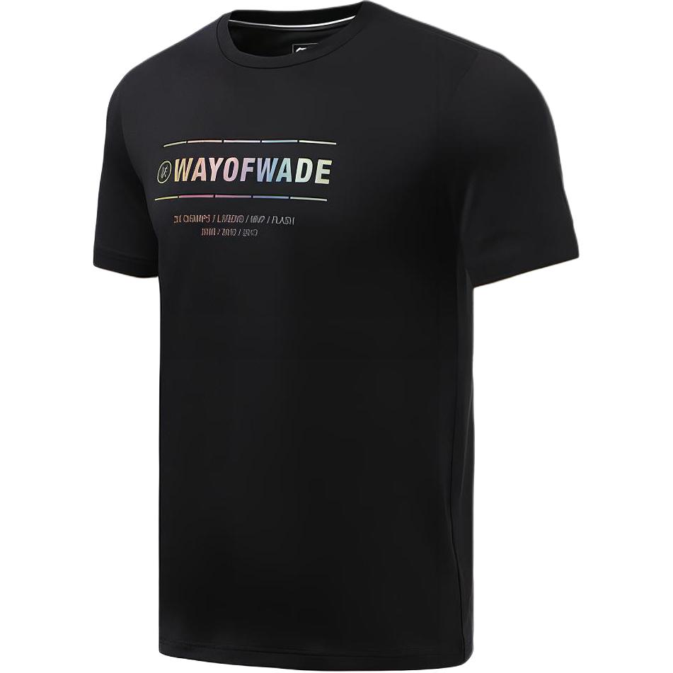 Li Ning Wade Collection T Shirt Men s Black ATSR287-1 S
