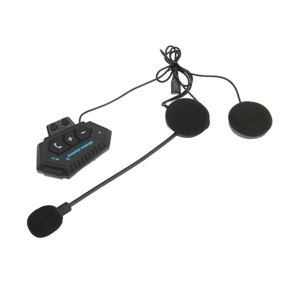 Motorcycle Helmet Bluetooth Headset Adjustable Volume Noise Reduction IP67 Waterproof Helmet Bluetoo