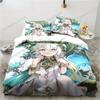3D Print Genshin Impact Nahida Kawaii Nahida 3D Duvet Cover Bedding Set Comforter Linen Pillowcases Home Decor Twin King Queen