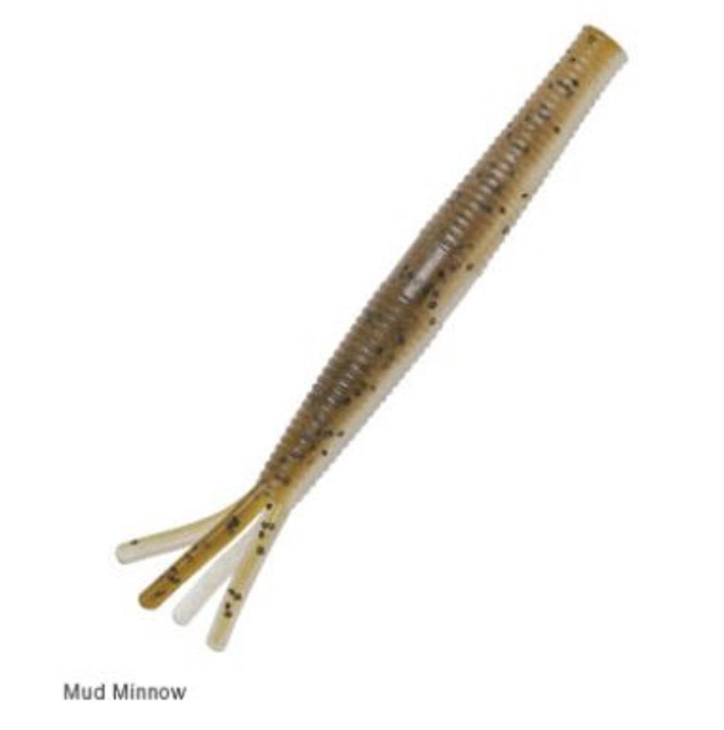 Zman Soft Lure Hula Stickz 4 Inch 6/Pack Mud Minnow (1034)