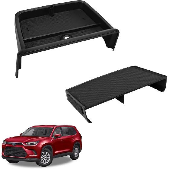 Center Console Organizer Compatible With -2025 2026 Toyota Grand Highlander Interior Accessories, Console Organizer Tray For Cell Phone And Vehicle