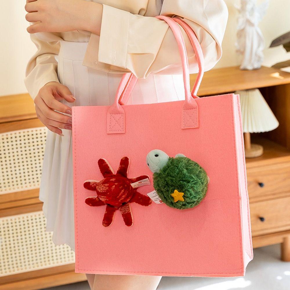 Octopus/Tiger Shoulder Plush Toy Panda Raccoon Magnetic Stuffed Toy  School Party