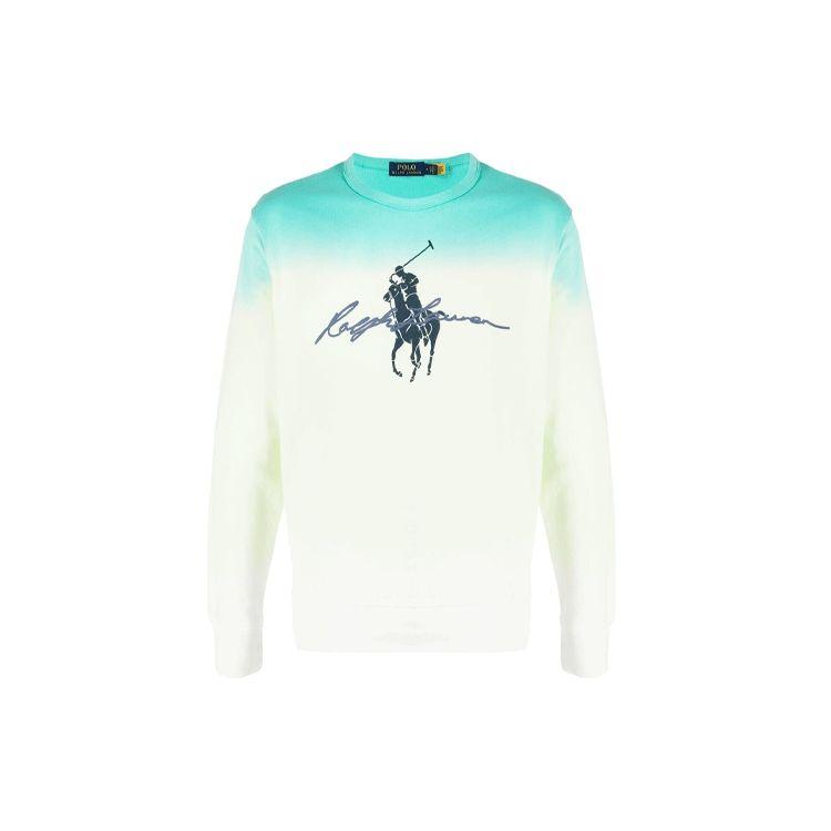 

Polo Ralph Lauren FW21 Logo Print Pullover Long Sleeve Sweatshirt Men sweatshirt White 710835736-001