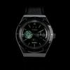 TIMEX Q TIMEX X NASA Vintage Black Leather Watch 40mm TW2Y56800