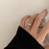 Smiley Face Contemporary Open Adjustable Ring For Women Fashionable Copper Jewelry