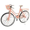 Bike Model Pink Simulated Design Detachable 110 Scale Mini Bike Ornament Toy for Shelf Desktop