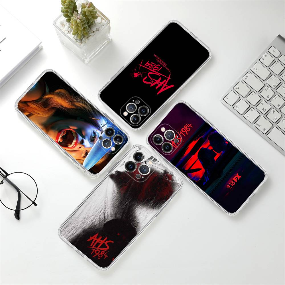 American Horror Story AHS 1984 Phone Case For IPhone 17 16 15 14 13 11 12 Pro Max 16 Plus Transparent