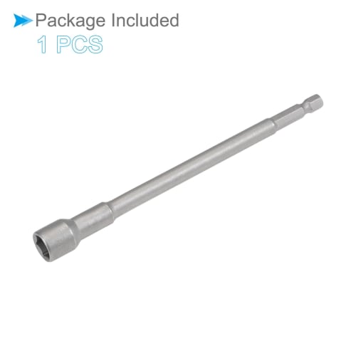 CoCud Magnetic Nut Setter Driver with 10mm Socket, 1/4" Hex Shank, and CR-V Steel Long Hex Shank Wrench Tool - (Application: Automotive Parts Repair)