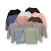 Infant Crew Neck Knit Sweater for Boys & Girls - Toddler Wool Pullover for All Seasons