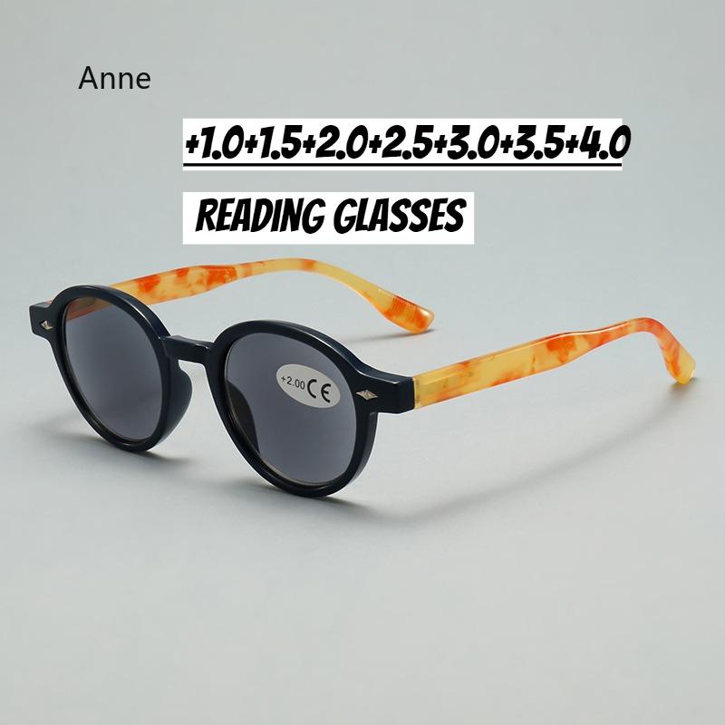 Women Classic Vintage Reading Glasses Men Thick Round Frame Hyperopia Glasses Trend Anti Blue Light Computer Eyewear Gafas