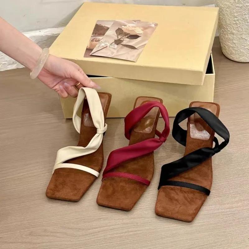 Fashion Summer Women's Fashion Slippers Open Toe Wedges Heel Slides Designer Party Dress Stripper Shoes