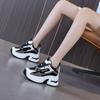 Dicke Plateauschuhe zur Höherstellung für Damen, neue lässige Sportschuhe für Frühling und Herbst, vielseitig, atmungsaktiv und für schmale Füße