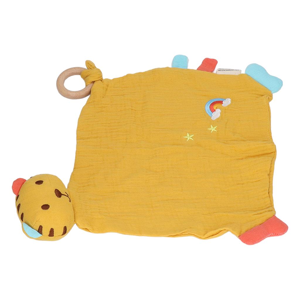 Tkanina Przytulanka Koc Bawełniany Kształt Tygrysa Gryzak Do Gryzienia Uspokajający Emocje Komfort Dziecka