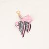 Women's Ribbon Bow  Fashion Weaving Silk Scarf Keychain Pendant Keyring Charm Bag Car Keychain Keychain Accessories