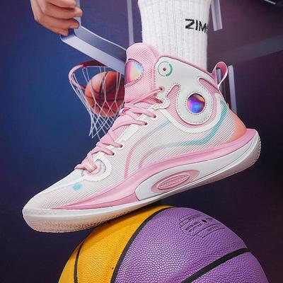 Men's Shoes New Mesh Breathable Basketball Sports Shoes Sports Super Light Shock-absorbing Running Trend Shoes