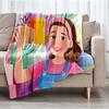 Ms. Rachel Theme Printed Blanket - Perfect for Couch, Bed, Travel & Outdoor Use | Machine Washable, Cozy & Durable.