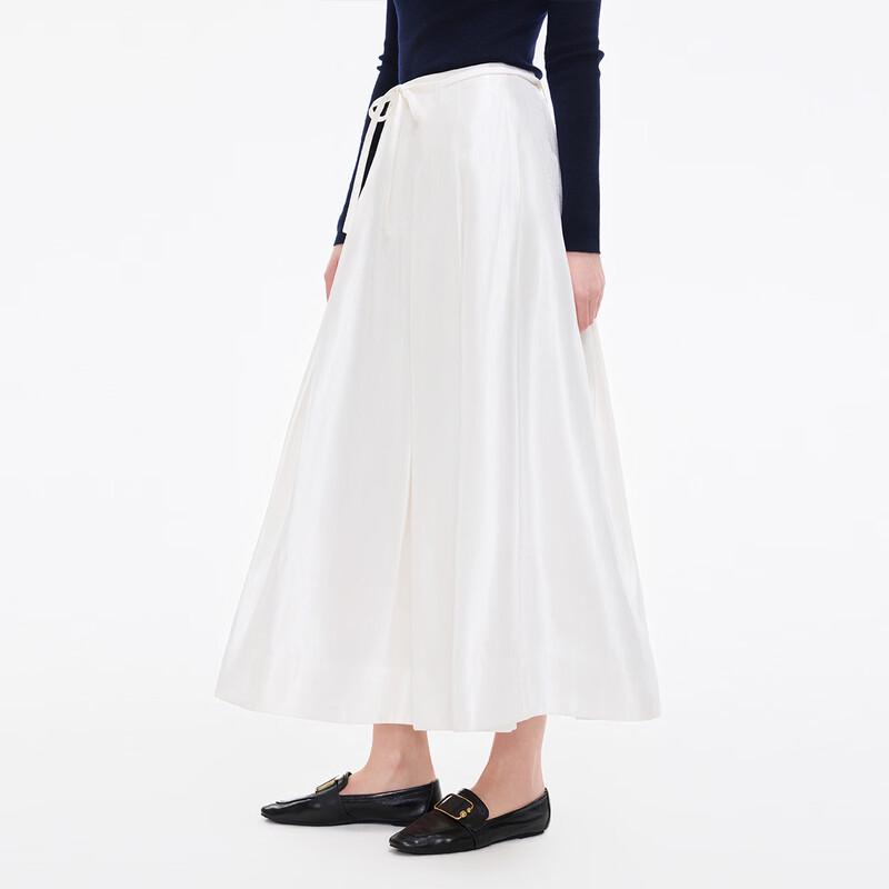 Shetu Women's High-Waist A-Line Midi Skirt