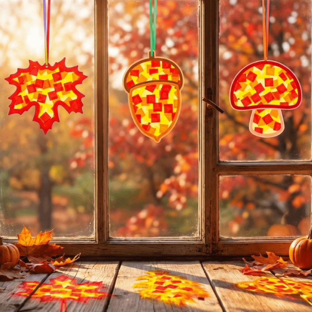 Cute Spooky Courtyard Halloween Decoration Paper Craft Handmade Paper-cutting Set Festival Decors
