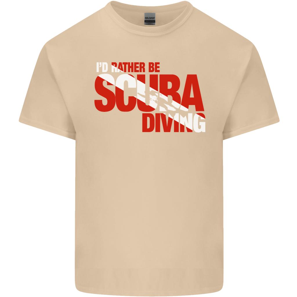 Id Rather Be Scuba Diving Diver Dive Unisexs Light Cotton TShirt