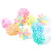 20-50 sombrillas de papel multicolor para cóctel, mini accesorios para bebidas de fiesta