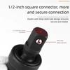 K1AE Professional 1/2Inch Drive Universal Joint Adapter Reinforced Steel Construction Square Socket For Power Tool
