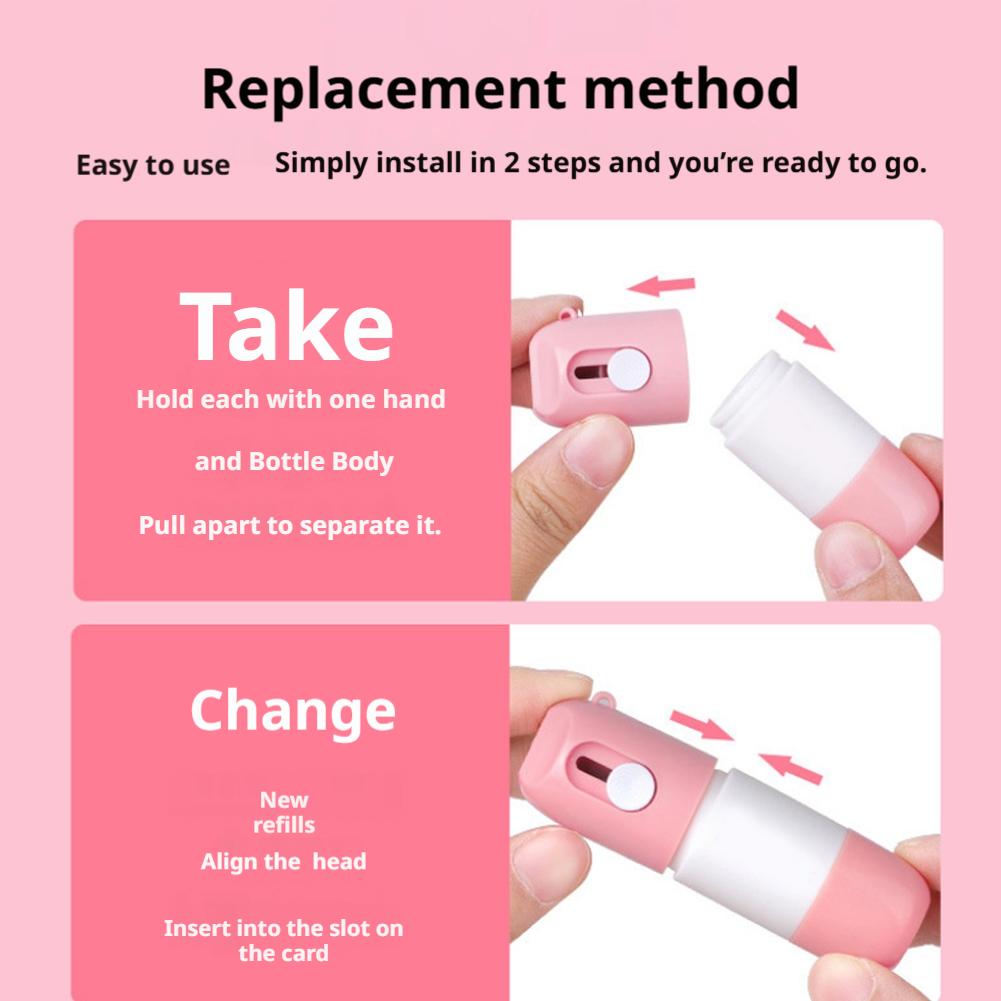 2In1 Thermal Paper Correction Fluid With Retractable Knife Parcel Box Opener Address Blocker Anti Peep Identity Information 2026