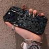 Abstrakte Kunst Schwarz Geschmiedetes Carbon Fundas Handyhülle Für IPhone 17 17E 16 Plus Pro Max 15 14 13 12 11 Matt Bunte Hüllen