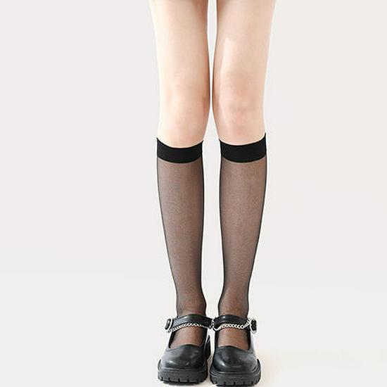 

Japanese Mesh Lace Mary Jane Socks - Women s Trendy Summer Mid-Calf Pile-Up Socks One Size, 1 Pair