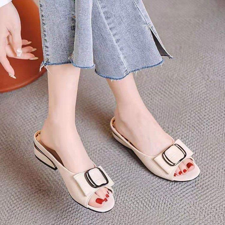 

Comfortable deep mouth single shoes non-slip women s leather shoes round head large size women s shoes flat bottom 40