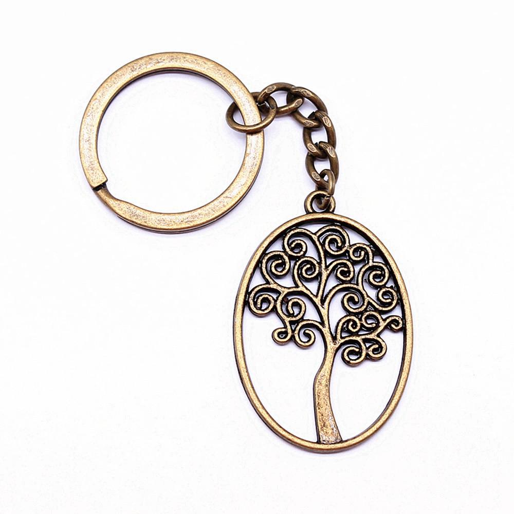 Kabbalah Lucky Charm Tree Of Life Keychain Love Key Ring 28mm