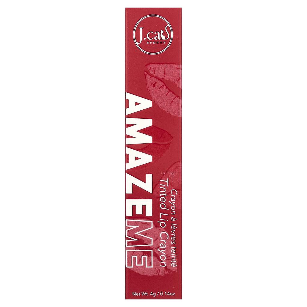 J.Cat Beauty Amazed Me, Tinted Lip Crayon, AMC104 Take a Chance, 4g (0.14oz)