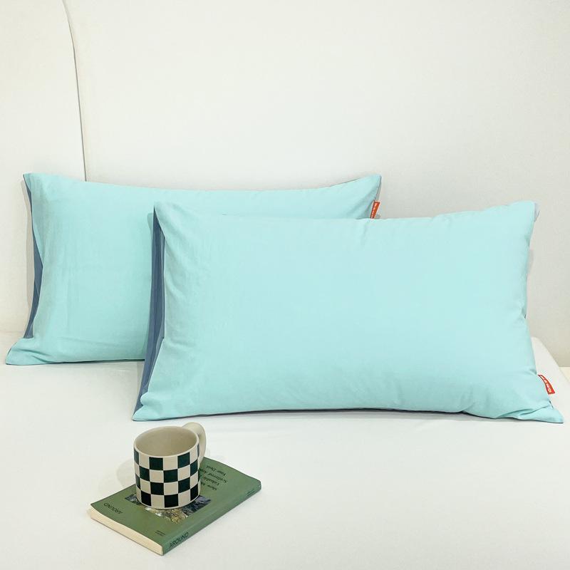 

2 шт. Наволочки из 100% хлопка, стиранного хлопка, удобные для использования в кровати, машинная стирка, подходят для всех сезонов. 2pcs 48x74m pillowcase