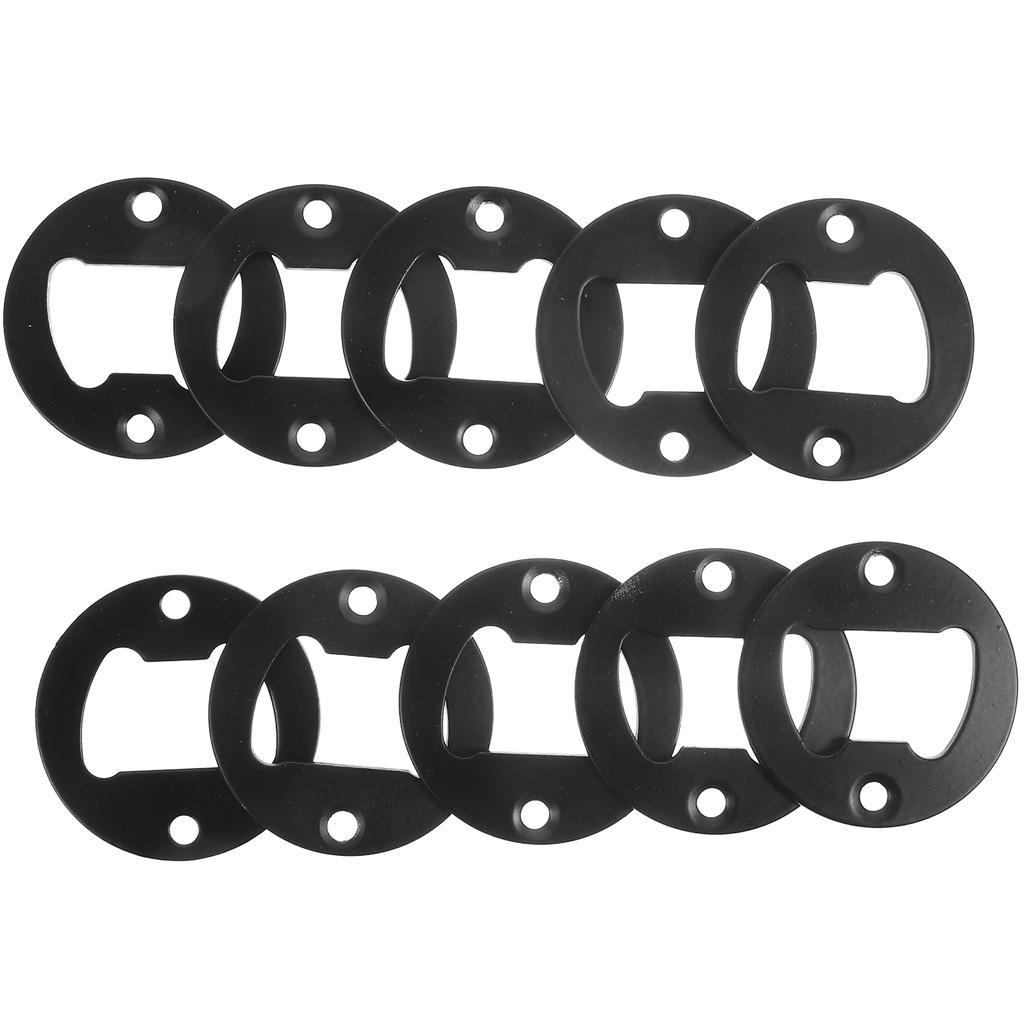 10 Stück Runde Flaschenöffner Teile Glasdeckel Entferner Set Einlage Zubehör Herstellungs Material Camping