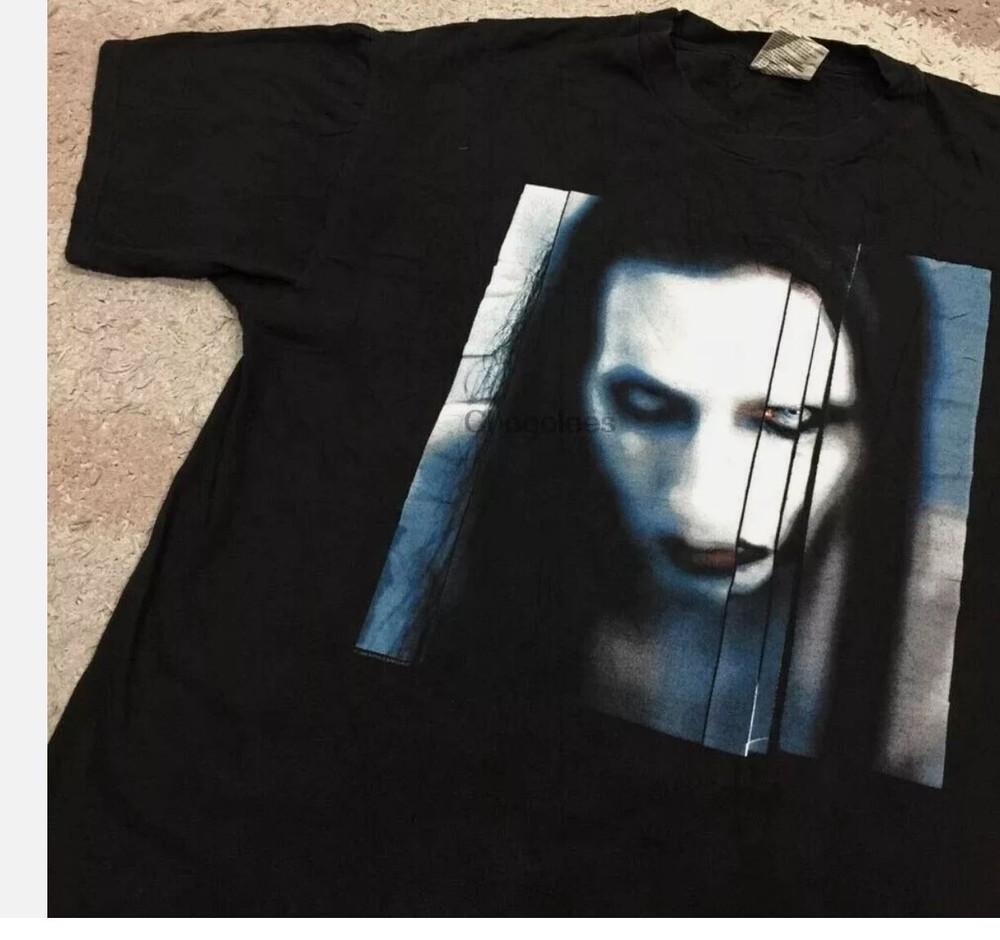 Винтажная футболка Marilyn Manson 90-х Унисекс S