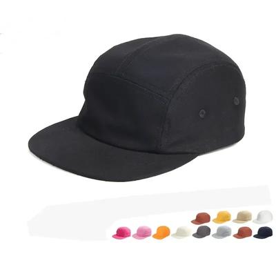 Neue Custom Logo Gewaschene Baumwolle Fünf 5 Panel Baseballkappe Casquette Snapback Kappen Bone Hip Hop Trucker Hüte für Männer Frauen