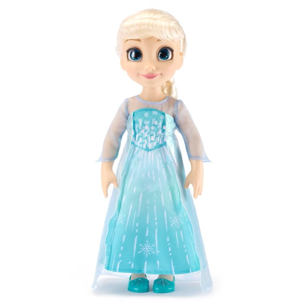 

Official Disney Store Elsa Once Upon a Story Doll Disney Princess Toy with Reflective 3D Pupils and Detailed Hair Comb Shoes Display Box Included -