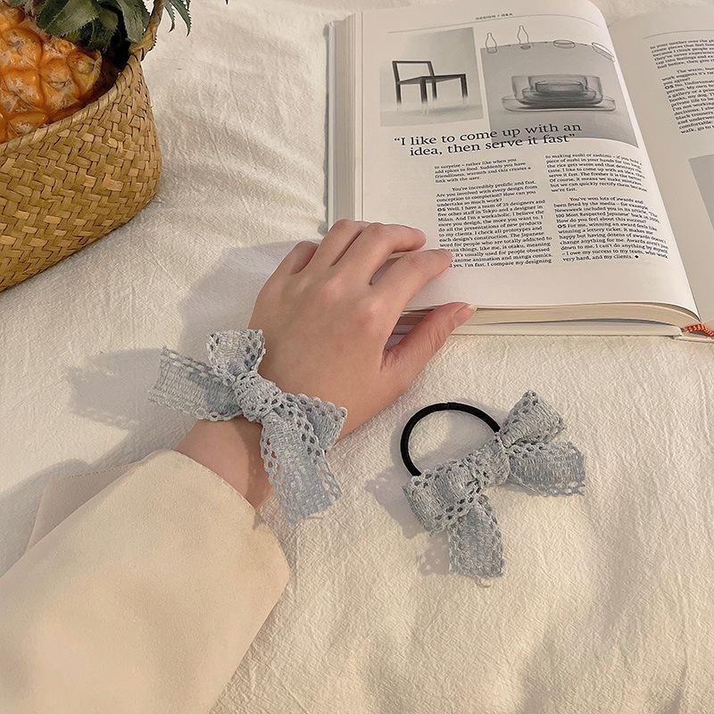 

Кружевной бант заколка для волос и галстук-бабочка - трендовый женский головной убор 2021