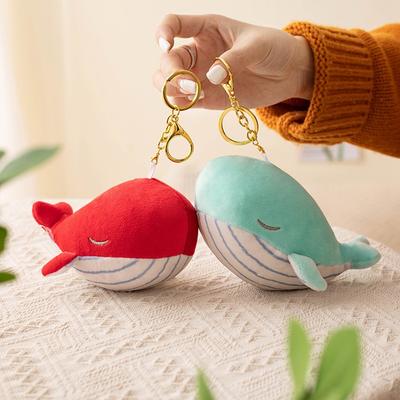 Cute Little Whale Pendant Plush Toy Doll Aquarium Whale Doll Girl Bag Keychain Pendant