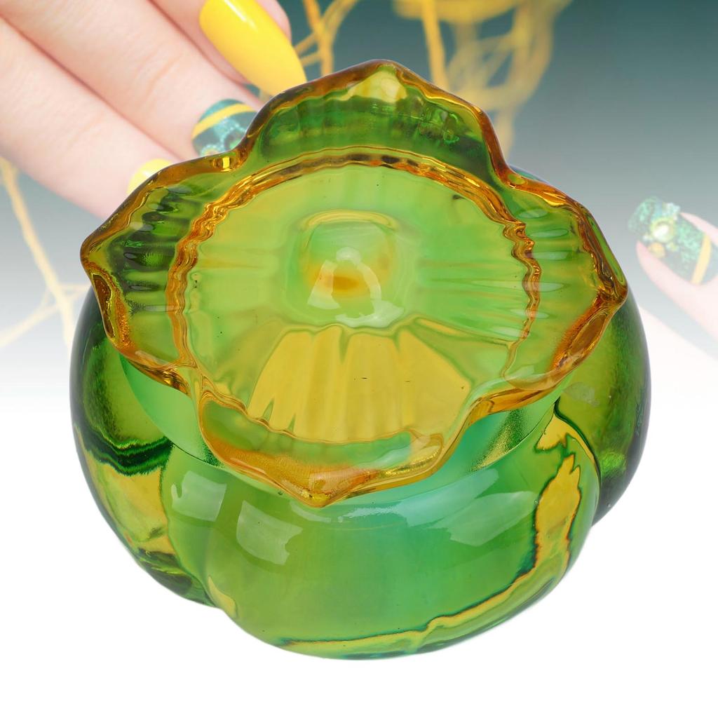 Cupă de sticlă pentru unghii cu capacitate mare, cu afișaj transparent, pentru depozitare, pentru lichide, pentru manichiură