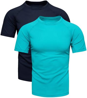 Men's Pack of 2 T-Shirts Navy Blue and Blue - S