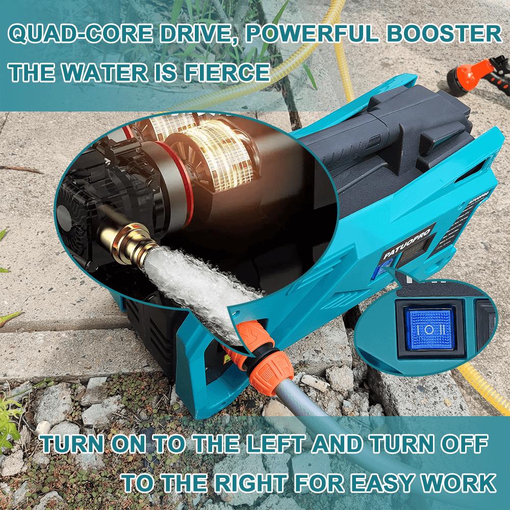 PATUOPRO 500W Cordless Watering Machine Electric Water Pump Rechargeable Pump Garden Watering Power Tools For Makita 18V Battery