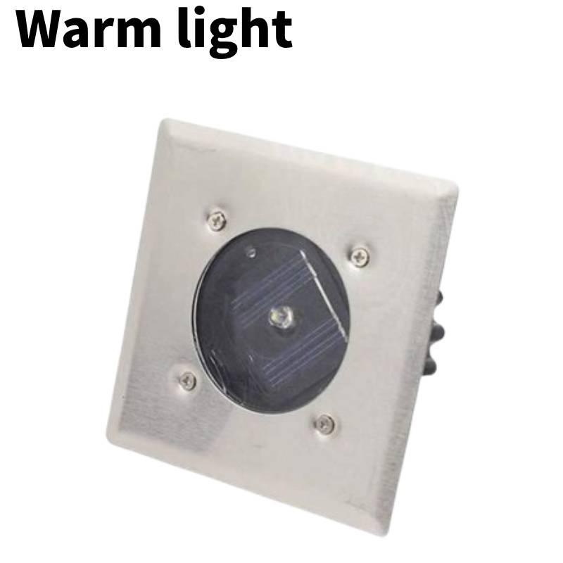 

Solar Power Decking Floor Light Patio Ground Lamp Led Outdoor Lighting Garden Warm Light