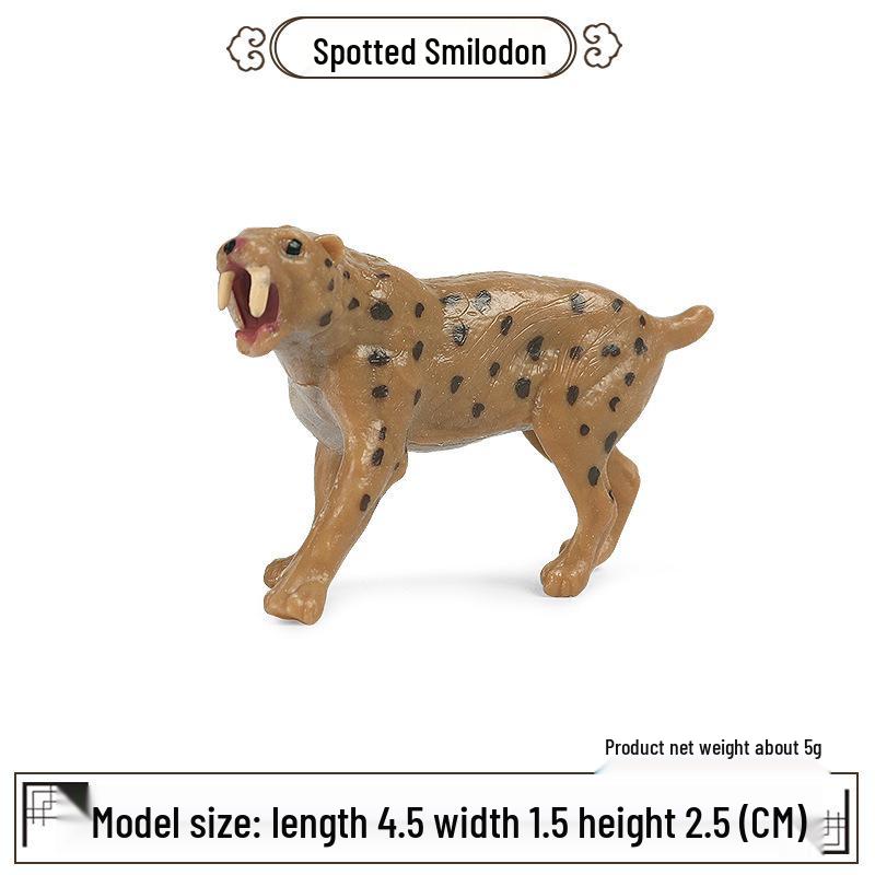 Animal Model Simulation Toy: Woolly Rhinoceros, Dunkleosteus, Deinotherium, Mammoth, Smilodon, Thunder Bird