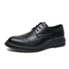 Brand Thick Bottom Men business Dress Shoes Leather Luxury Italian Style Men Formal Shoes Brand Men Bring Business Leather Shoes