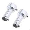 2pcs 80mm Long Exhaust Baffle Fits 41-43mm Pipes (Baffle O.D. 42mm)